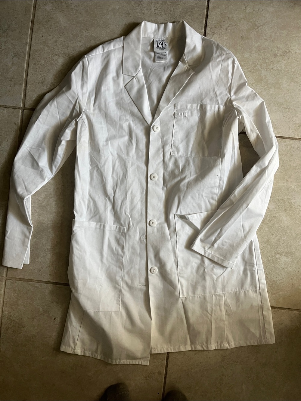 White Womens Lab Coat Jacket - Classic Medical Coat